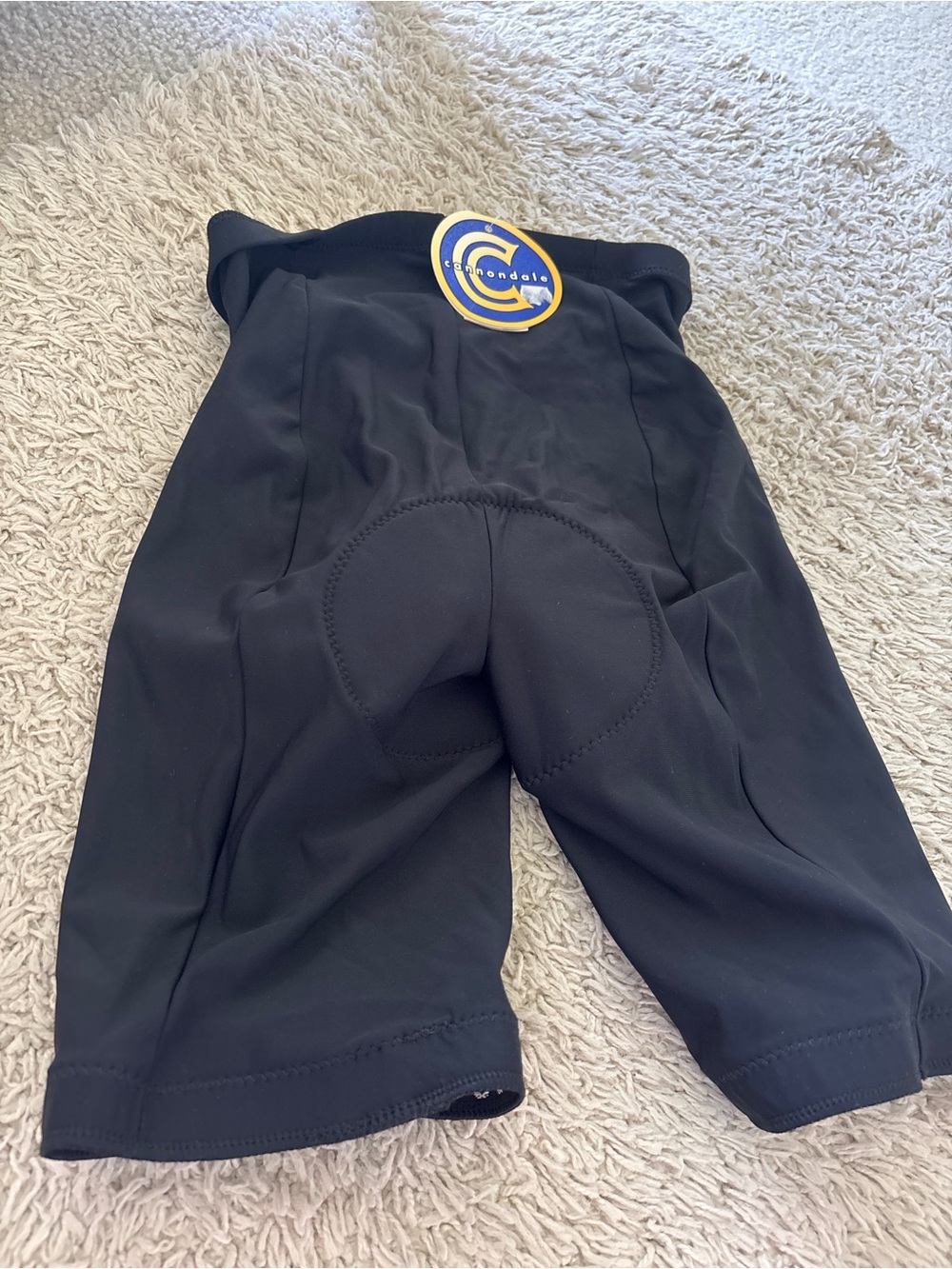 Vintage Cannondale 6-Panel Classic Cycling Shorts Black XL NWT Made in USA - Picture 5 of 5
